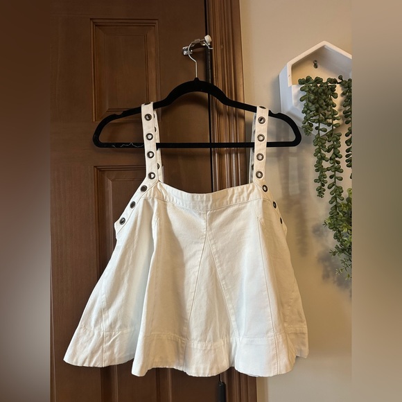 Free People Zinnia Denim Swing Top - Picture 2 of 4